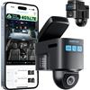 Dash cam 4G LTE con SIM per Controllo Remoto Sorveglianza Auto Antivandalo