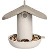 elho Accogliente mangiatoia silo 18 cm mangiatoia per uccelli - Mushroom | L 17,8 x L 17,8 x H 23,3 cm | Capacità di 500 grammi di cibo per uccelli