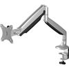 ICY BOX IB-MS503-T Supporto da scrivania per monitor fino a 32 pollici (81cm) Vesa, guida cavo, girevole/inclinabile, ergonomico