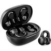 Toolivex Cuffie Bluetooth sportive 5.4 Open Ear con clip | Cuffie wireless HiFi IPX5 resistenti al sudore, 9H autonomia, USB C, microfono per corsa, ciclismo, fitness, nero