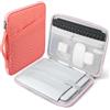 TiMOVO Custodia Laptop 13,3-14 per MacBook Neo/Air/Pro, Rosa+Arancione | Compatibile con HP Lenovo Dell Acer ASUS 14, Custodia Protettiva con Tasche e Maniglia