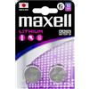 Maxell 2 batterie a bottone MAXELL al litio CR2025 3 Volt