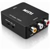 Maehihw Convertitore HDMI a RCA, Adattatore HDMI a RCA | Adattatore RCA HDMI 1080P avanzato per PS2 PS3 Xbox N64 Wii DVD VHS TV, supporto PAL/NTSC