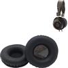 WHIYO Cuscinetti auricolari di ricambio in pelle memory foam per cuffie Grado SR-125 - nero