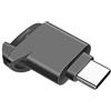 Vdaxvme Lettore adattatore TF tipo C per viaggio mobile con accesso diretto alla | Adattatore portatile di accesso alla memoria per foto, video, documenti, backup, viaggi, studio, lavoro, scuola