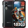 DOOGEENEXT Blade 20 indistruttibile smartphone 10300mAh 20GB+128GB 6.6" HD+90Hz (nero)