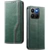 MOJIA Custodia per Honor 400 Smart, Cover Wallet in PU Pelle [Standard Business], Protezione Totale, con Funzione Stand e Chiusura Magnetica. Green