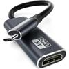 AGEEMY Adattatore USB C a HDMI, adattatore USB C HDMI 4K, compatibile con Thunderbolt 3/4, uscita audio video per iPhone 15/16/17, MacBook Pro/Air, Pixelbook, XPS,Galaxy S/Note, Surface Pro, Dell XPS