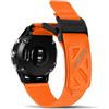 ToVioc QuickFit 26mm Nylon Cinturini per Garmin Fenix 9 51mm - Arancione | Resistente Magnetica Nylon Esterno Sportivo Cinturino per Garmin Fenix 9 Pro 51mm/Fenix 8 Pro/D2 Mach 2 Pro/Quatix 8/Tactix 8