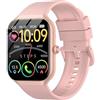 Matast 2026 Smartwatch Uomo Donna, 100+ Sportive Fitness Tracker con Sonno Contapassi Cardiofrequenzimetro, 1.96 Smartwatch con Effettua/Risposta Chiamate, Impermeabil IP68 Smart Watch per Android/iOS