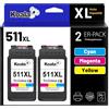 Koala 510 XL 511 XL Cartucce d'inchiostro compatibili con Canon 510 511 XL PG-510XL CL-511XL Ricambi per Canon MP280 Canon Pixma iP2702 MP230 MP240 MP250 MX320 MX410 (2 colori)