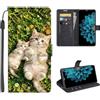 SEHEYA Custodia per Realme C33 4G 2022 Cover a Libro, Gattino | Custodie Portafoglio Flip Caso in Pelle PU con Motivo Carino Portacarte Interne Fibbia Magnetica Protezione Case