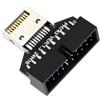 carotoe Connettore verticale interno USB3.2 TypeE a 20Pin USB3.0 adattatore per schede madri