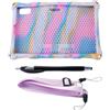 Hoite Custodia in silicone da 3 pezzi, custodia ibrida universale per tablet da 10,1 pollici con tracolla per penna per 10