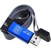 Reland Sun Alluminio Shell USB ISP USBISP USBASP Programmatore ASP per 51 ATMEL AVR WIN7 64 (colore casuale)