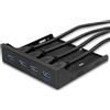 Remingtape Hub anteriore USB 3.5 Floppy-Bay USB 3.0 pannello frontale 3.5 Floppy pannello frontale