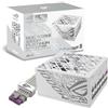 ASUS ROG Strix 1000P Equalizer, Alimentatore PC Bianco, Doppio Cuscinetto | PCle Gen 5.1, ATX 3.1, GaN MOSFET e GPU-First, 80+ Platinum, Cybenetics Lambda A, ROG-STRIX-1000P-GAMING-WHITE-E