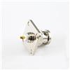 Elecbee Pannello 4 fori flangia cavo connettore BNC maschio a saldare dritto