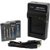 Dot.Foto DMW-BCM13, DMW-BCM13E Premium 1250mAh Batteria (x2) & Caricabatterie USB Compatto per Panasonic DMC-TZ70, DMC-TZ71, DMC-ZS27, DMC-ZS30, DMC-ZS40, DMC-ZS45, DMC-ZS50 / DC-FT7 / DC-TS7