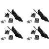 Xnuiasqe 4X Doppie Ventole per Montaggio su Rack Dissipatore di Slot PCI Supporto per Staffa Ventola 80MM/90MM/120MM per Ventola di Raffreddamento Video Grafica