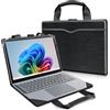 SSS·GRGB Custodia a tasca per Microsoft Surface Laptop 7 (modello: 2036) e Surface Laptop 6/5/4/3/2 (modelli: 1951/1868/1958/1950/1867/1769) con tracolla, tasca e portapenne, nero
