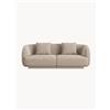 Cosmopolitan Design Divano 2 posti in ciniglia Tulum, larg. 180 cm - Beige