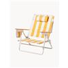 Business & Pleasure Sedia a sdraio da giardino Penny - Giallo, Bianco