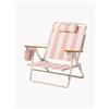 Business & Pleasure Sedia a sdraio da giardino Penny - Rosa, Bianco