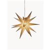 Konstsmide Lampada a sospensione decorativa a LED luce regolabile Estrella, bianco caldo - Bianco