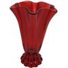 MERCURY VASO ROSSO IN VETRO D.15.5XH.23 43320