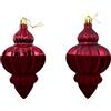 MERCURY PENDENTE DOUBLE BORDEAUX IN PLAS 97309