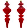 MERCURY PENDENTE DOUBLE ROSSO IN PLASTICA