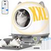 TRIUMPHKEY lettiera gatto autopulente, lettiera autopulente per gatti xxl da 90L con controllo APP/protezione anti-intrappolamento/sistema di deodorizzazione/cat litter box, per famiglie con più gatti