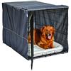 New World Copertura per gabbia per cani XL, in poliestere, adatta alla maggior parte delle gabbie da 122 cm, lavabile in lavatrice, riduce l'abbaiare e la masticazione