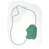 Mazovia Grande Tappeto Soggiorno 200x300cm Verde Bianco Astratto Design | Tappeto per Sala da Pranzo Camera da Letto Ufficio Antiscivolo Antiallergico Facile da Pulire Adatto Agli Animali Pelo Corto