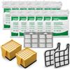 N2 ELECTROITALY N2 Kit 12 Sacchetti Compatibili con Folletto VK135 VK136 + 12 Profumatori + 2 Filtri HEPA + 2 Filtri Motore | Kit Ricambi Completo per Aspirapolvere VK 135/136