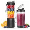 SIMPLUS Blender portatile 800 ml, mini frullatore senza fili potente, nero | USB-C ricaricabile per frullati, succhi, frullati proteici, frutta, senza BPA, leggero e compatto, 6 lame in acciaio inox