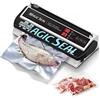 Magic Seal MS175 Macchina sottovuoto per conservazione degli alimenti, tipo ugello, compatibile con sacchetti in Mylar, tempo di vuoto e sigillatura regolabile, modalità automatica e manuale