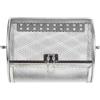 TopHomer Tower - Cestino per friggitrice ad aria, girevole a 360°, in acciaio inox, rotondo, per arachidi, nocciole, barbecue, noce, 18 x 14 cm