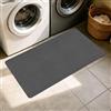 TIANTMIN Tappeto Bagno Diatomite 100 x 150 cm Asciuga Passi Lavabile Tappeti da Cucina Tappeto da Cucina Antimuffa per Porte Del, Vasca da Bagno, Doccia, Grigio Scuro