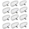 KAWIN Shopping on line 12 Panni Microfibra con Laccetto 27x20 cm per Scopa a Vapore Triangolare H2O