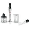 Bosch Serie 6 ErgoMaster, MSM6M831, frullatore a immersione, 1200 W, in acciaio, raffreddato ad aria, 10 anni di garanzia