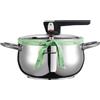 Inoxriv BioInox Pentola a Pressione 5 Litri, ø 20 cm | Acciaio Inox Eco-Compatibile, Adatta a Tutti i Piani Cottura, Made in Italy
