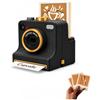 Yacriso Dispositivo Camera per Latte Art stampato in 3D (#B) | strumento per decorare il caffè con un solo clic, Stampo manuale per polveri con stencil intercambiabili, riutilizzabile