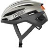 ABUS STORMCHASER ACE lunar Silver L | Casco da ciclismo per corsa, gite in gravelbike e cyclocross, con struttura di rinforzo Acti, per uomo e donna