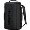 WENGER UrbanOne Zaino per Laptop 14 Pollici 25 l, Nero | Zaino borsone da 23 x 29 x 43 cm per viaggi e pendolarismo con spallacci imbottiti e materiali esterni riciclati