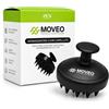 ZEN ANIMA NATURALE MOVEO Massaggiatore Cuoio Capelluto in Silicone, Spazzola Massaggiante per Shampoo con Setole Morbide, per Capelli Asciutti e Bagnati, Massaggio della Testa e Relax
