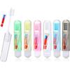 Yueeqian Set di spazzolini da denti da viaggio, 6 pezzi, pieghevoli, morbidi | Spazzolino portatile con mini dentifricio 6 colori per adulti e bambini, per viaggi, viaggi d'affari, campeggio