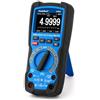 PeakTech 3455 - Multimetro True RMS, 50.000 conteggi, CAT III, 1000 V, IP67 | Multimetro digitale professionale, tester di tensione, tester di continuità, impermeabile IP67, Bluetooth e registratore dati