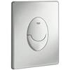 Grohe Piastra di azionamento per cassette di risciacquo ad incasso Skate Air, pezzo di ricambio, 156 x 197 mm, cromato, 42304P00